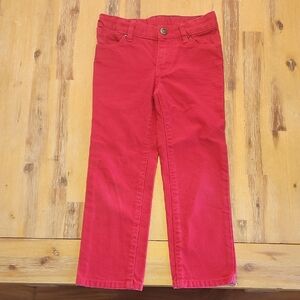 Tea Collection Red Cotton Pant. sz 5